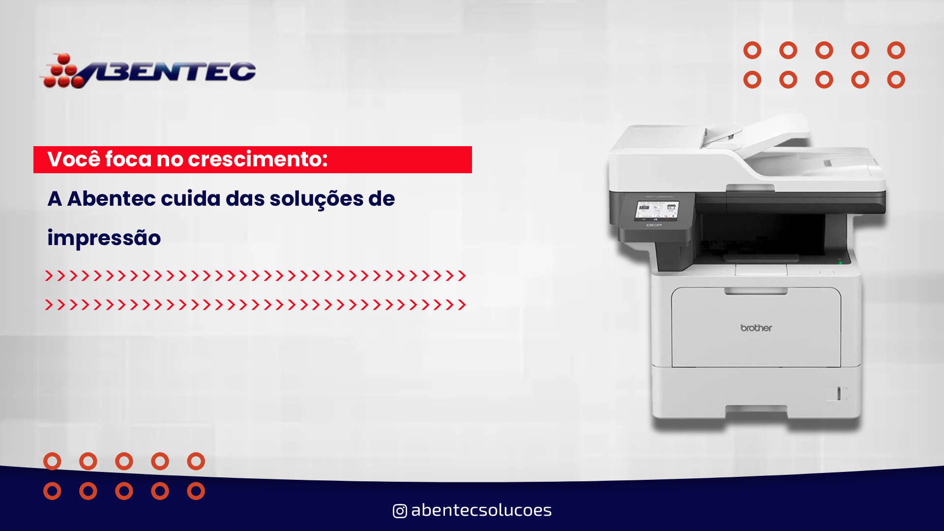 A Abentec cuida das soluções de impressão