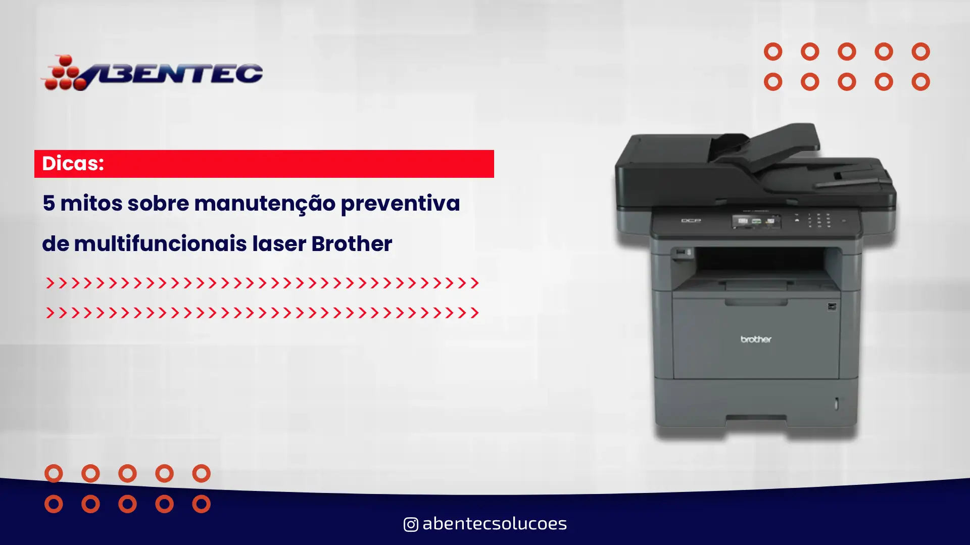 5 mitos sobre manutenção preventiva de multifuncionais laser Brother